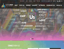 Tablet Screenshot of capitalpride.org